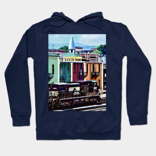 Norfolk VA - Train With Two Locomotives Hoodie